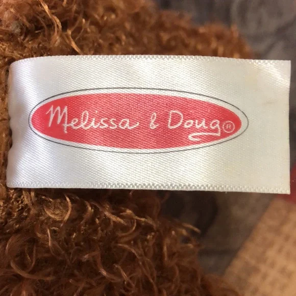 🛍️5/$20🛍️EUC, Adorable Melissa and Doug Bear. - Picture 4 of 4